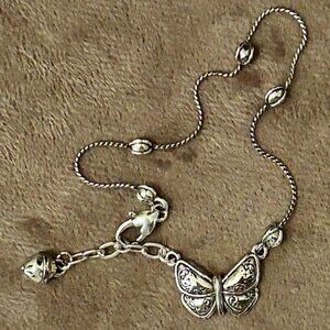 Brighton Mariposa Butterfly Anklet Retired